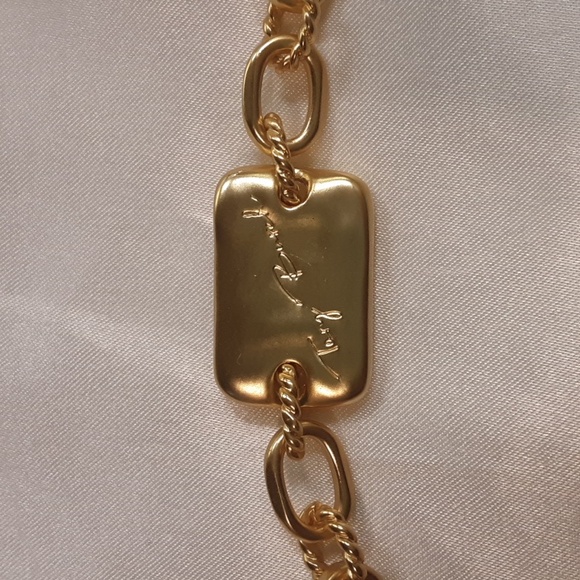 Authentic Tory Burch Signature Collection Torsade Necklace New - Picture 2 of 4